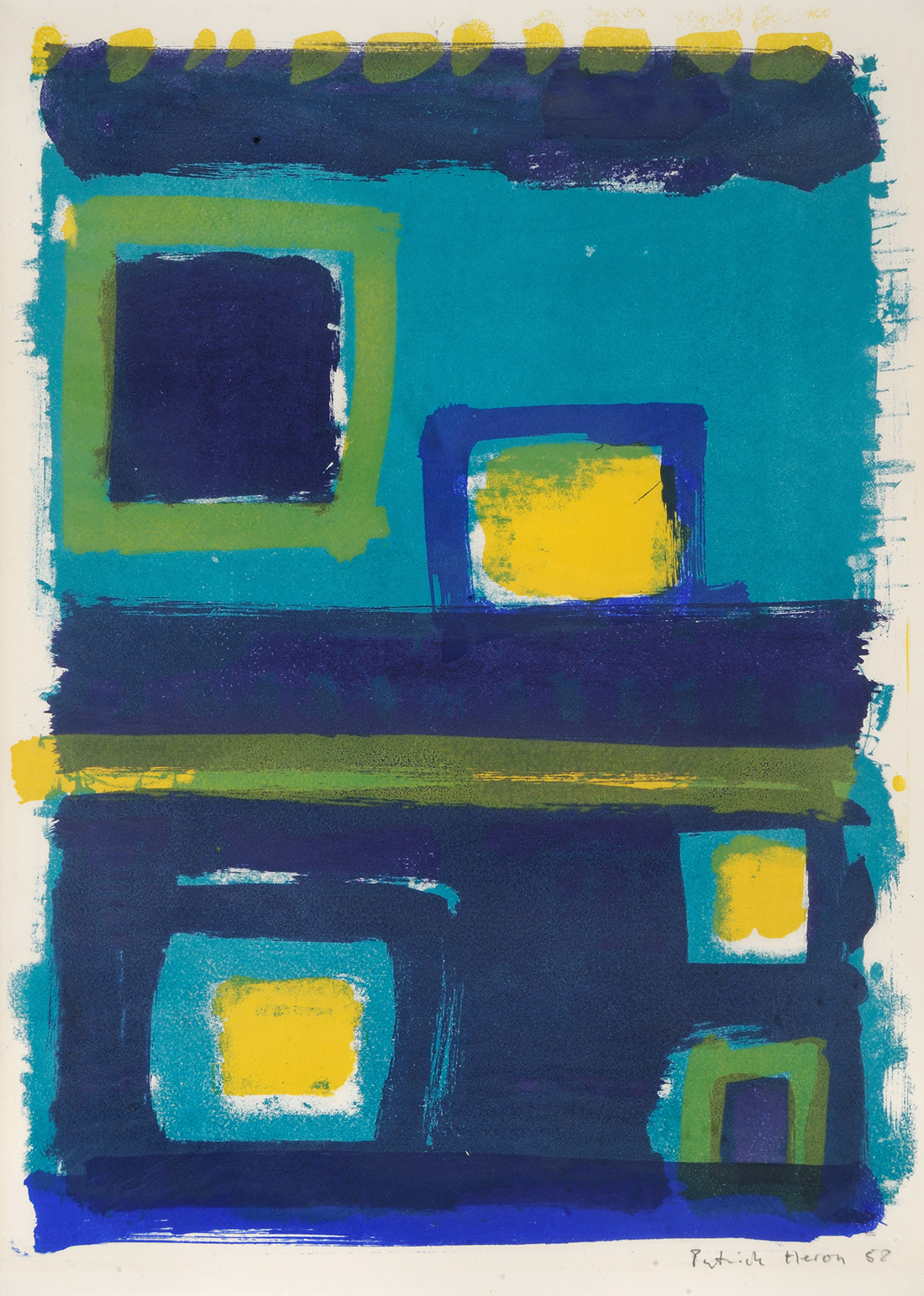 Abstract, Patrick Heron, Serigraph, 31