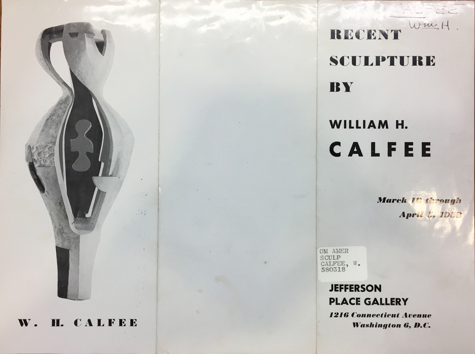 William Calfee 1958 