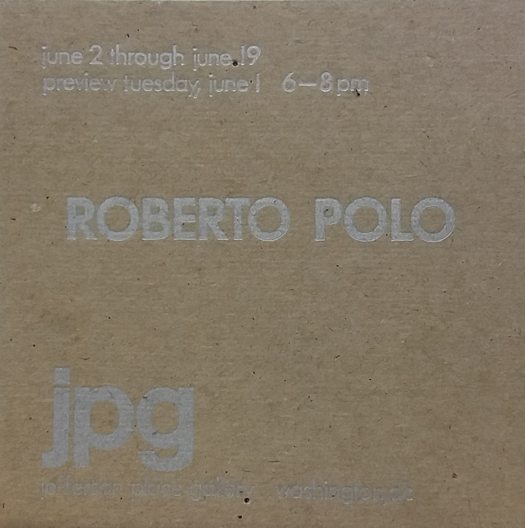Roberto Polo, Exhibition Announcement, 1971