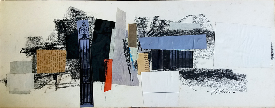Untitled, Hilda Shapiro Thorpe, collage, 1960